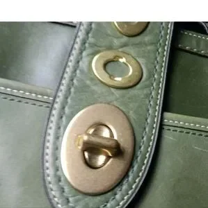 バッグ Coach Lily Legacy Turnrock Green Leather Coach | Bags | Vintage Coach Lilylegacy Turnlock Green